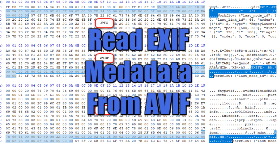 how to read exif hexadecimal metadata from avif with javascript featured meme